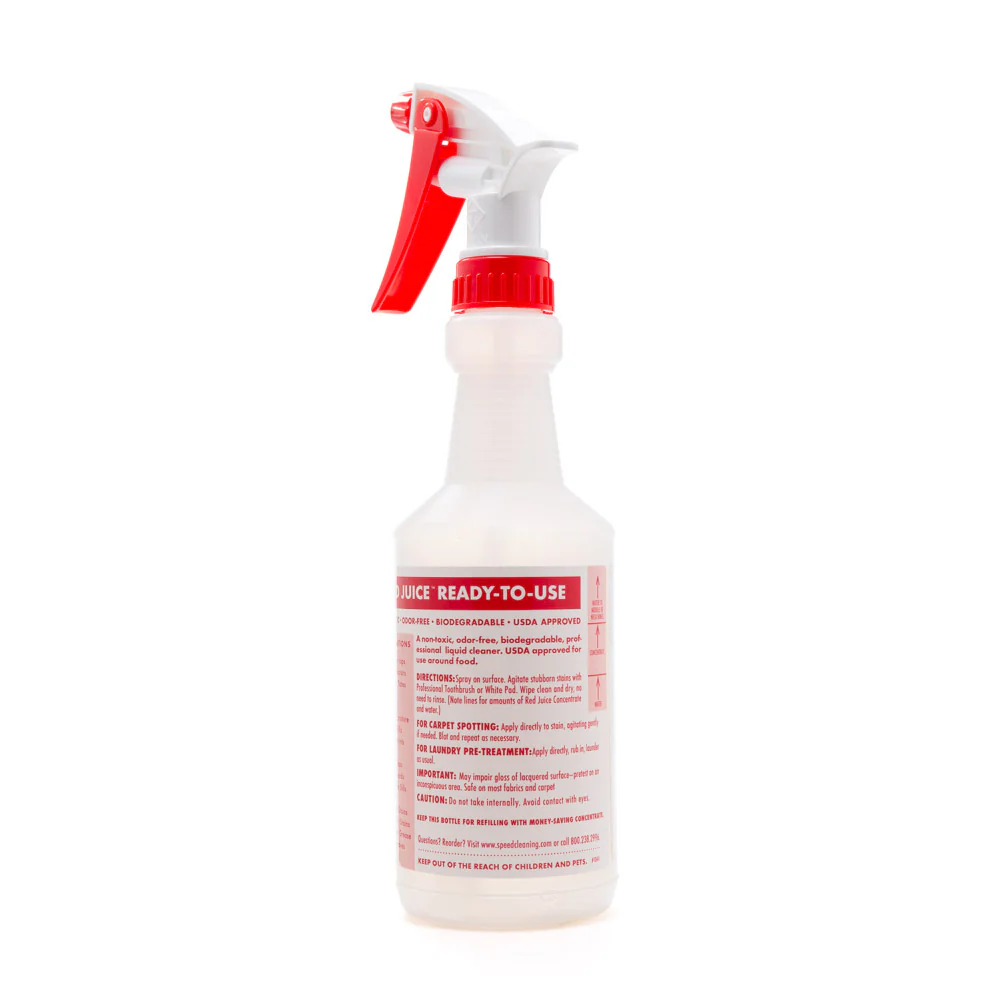 Red Juice Mixing Bottle (16 Oz) | With Sprayer - Image 3