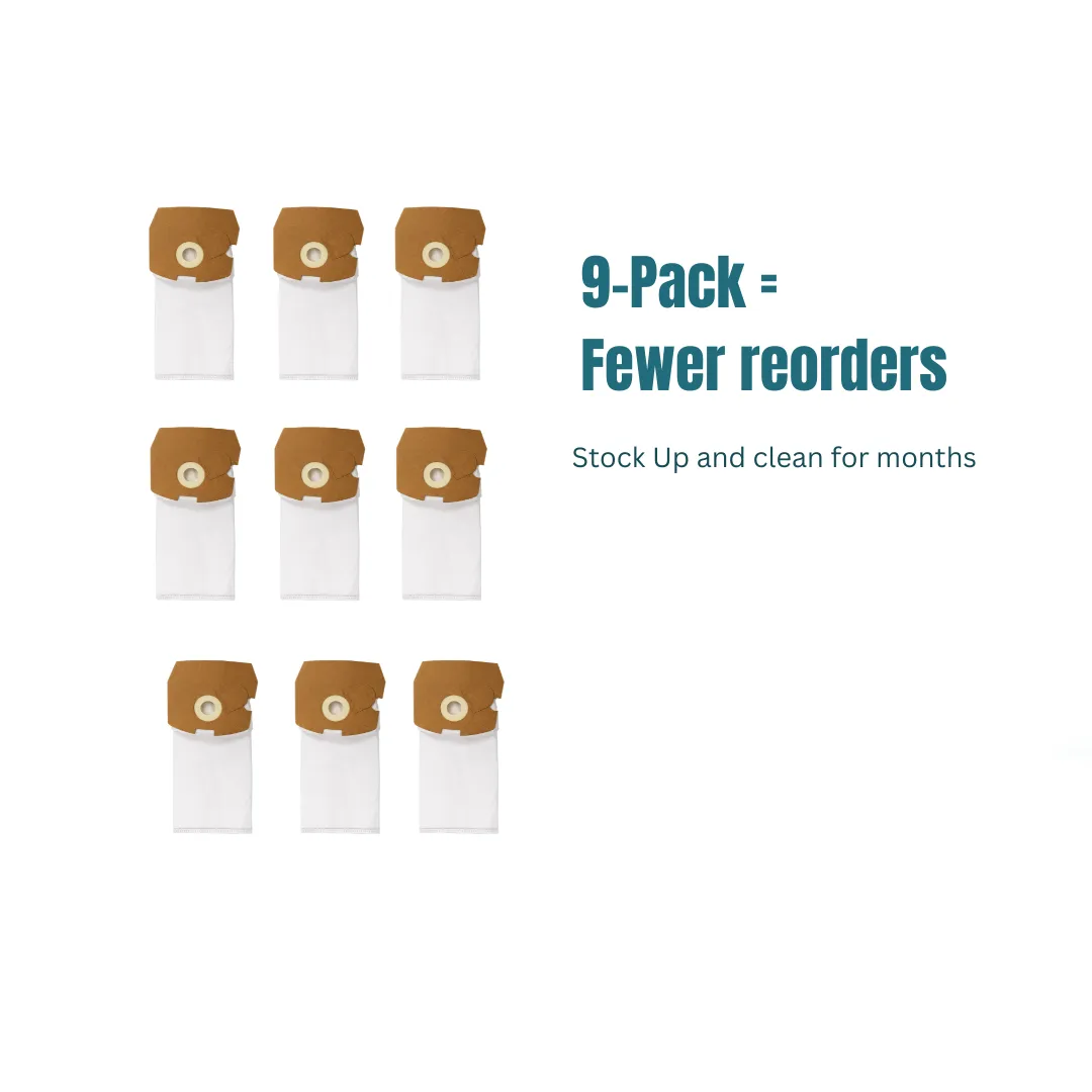 Replacement Vacuum Bags for C105 Vacuum (9-Pack) - Image 4