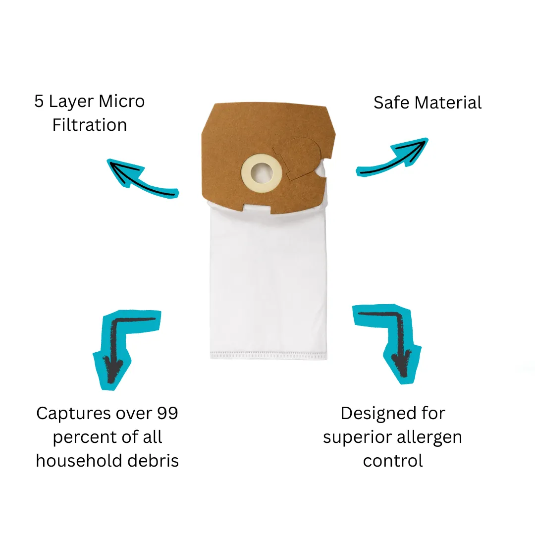 Replacement Vacuum Bags for C105 Vacuum (9-Pack) - Image 5