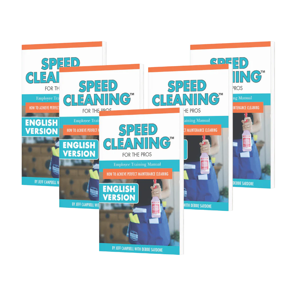 Speed Cleaning for the Pros Employee Training Manual (5-Pack)